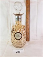 Marigold Glass Old Forester Liquor Bottle