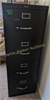 Anderson Black 4 Drawer File Cabinet