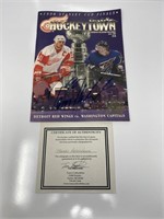 Signed Tomas Holmstrom HockeyTown Magazine