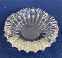 Vintage Blenko ? Clear Color Small Round Ashtray