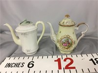 Haviland and Lefton tea pots