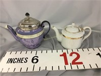 Silesia and Trunfelter china teapots