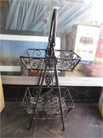 metal basket stand