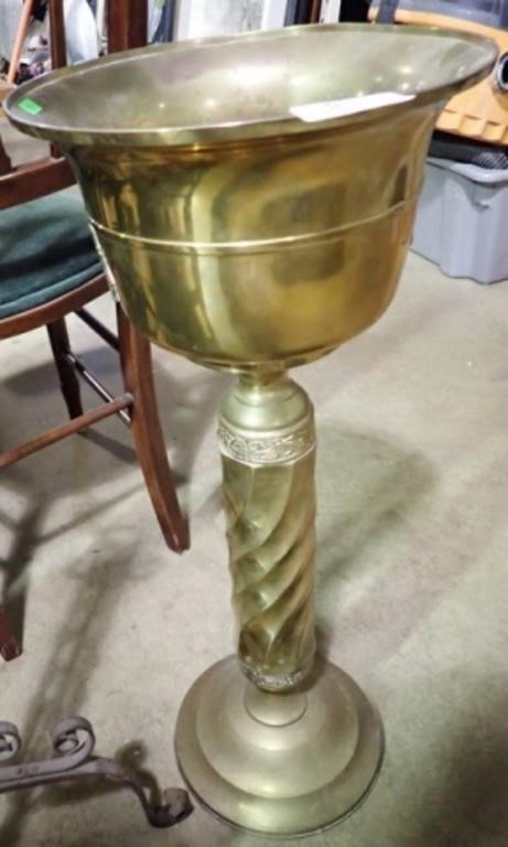 BRASS SPITOON  27"