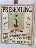 Sonia Speakman Performance Poster Knott’s Berry