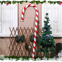 3 pack 6 ft Christmas Candy Cane Lights Lights