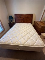 queen size bedroom set with mattress