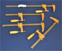 4 Sets Flatstock Woodworking Bar Clamps