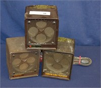 3 Pelonis Disc Furnace Space Heaters
