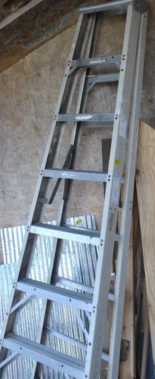 8 ft warner metal folding ladder