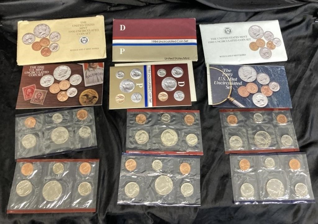 UNCIRCULATED COIN SETS / D & P MINT