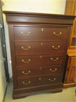 LOVELY 5 DRAWER HIGHBOY DRESSER