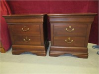 PAIR OF 3 DRAWER NIGHT STANDS