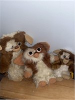 Three vintage gremlins, two are 12 inches and the