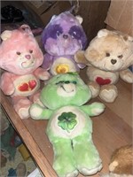 Collection of 12” vintage care Bears they have