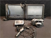 2 Insignia DVD Players, Pentax Film Camera &