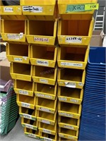 Lot of 27 Stackable Parts Bins