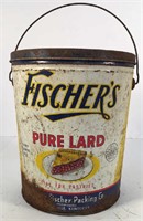 Fischer’s Pure Lard Tin