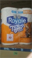 Two rolls tiger towels