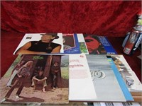 (10)Vintage vinyl Lp record albums.