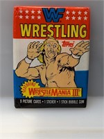 1987 Topps Wrestle Mania III Pack