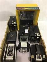 Lot of 8 Various Cameras Including Kodak