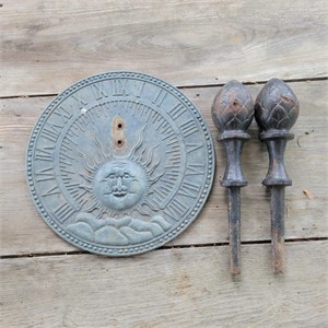 Sundial Base  & Cast Iron Pieces to ?