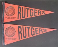 Rutgers University Pennants (2)