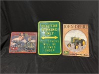 TRACTOR AND TRAIN SIGNS
