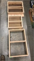 3 Shelf units