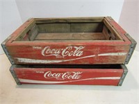 2 Vintage Coca-Cola Crates