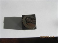 Pepsi Cola Wooden Stamp 1 x 1 in.