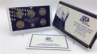 1999 U.S. Mint 50 State Quarters Proof Set
