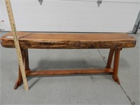 Wooden bench; approx. 42 1/2" long