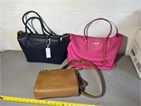 3 MICHAEL KORS PURSES