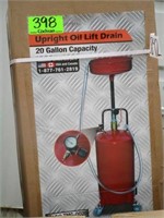 New/Unused Upright 20 Gal. Oil Lift Drain