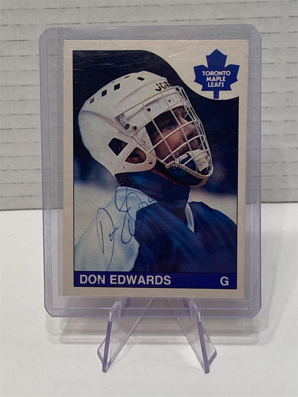 Don Edwards Auto Card NO COA