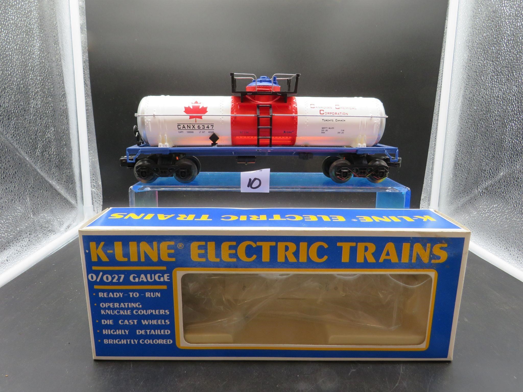 KLINE K6347 Canadian 1 Dome Tank Car