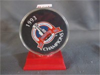 1993 Montreal puck.