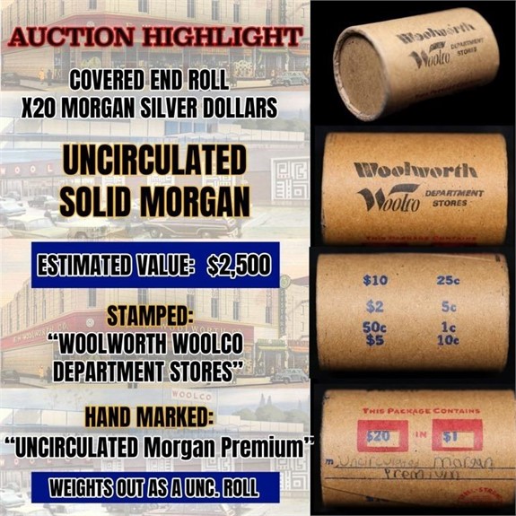 LATE NIGHT! Key Date Rare Coin Auction 25.3ON