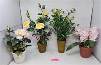 (4) Artificial Flowers/Plants