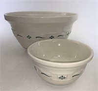 USA green XL & small mixing bowls used condition.