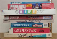 Lot Board Games "Life" "Operation" "Family Feud"