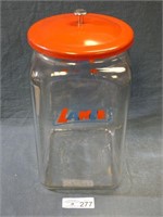 Lance Cracker Jar with Metal Lid