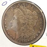1896-O  Morgan Dollar