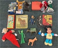 Vtg Toys: Sweet Pee 10" Doll, Rare Bullwinkle &