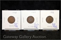 (12) Indian Head Cents-