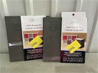 2 Cube Storage Bins