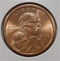 UNC SACAGAWEA DOLLAR-2000-P