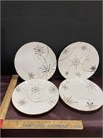 (4) Lenox plates Merry and Bright